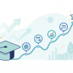 illustration representing student loan repayment planning