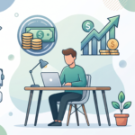illustration showing how to start a side hustle alongside a regular job
