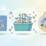 illustration comparing stocks ETFs and mutual funds side by side